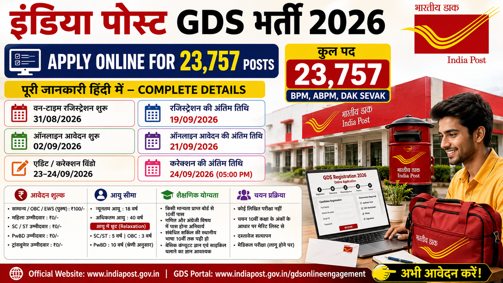 GDS Registration 2026: Apply Online, Fee, Eligibility & Process